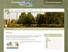 Tablet Screenshot of pennbrookplaceapartments.net